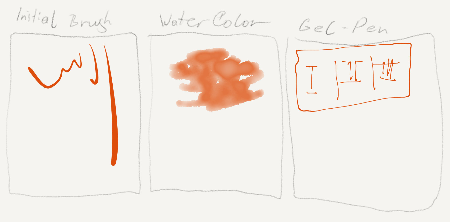 comic about testing ipad brushes